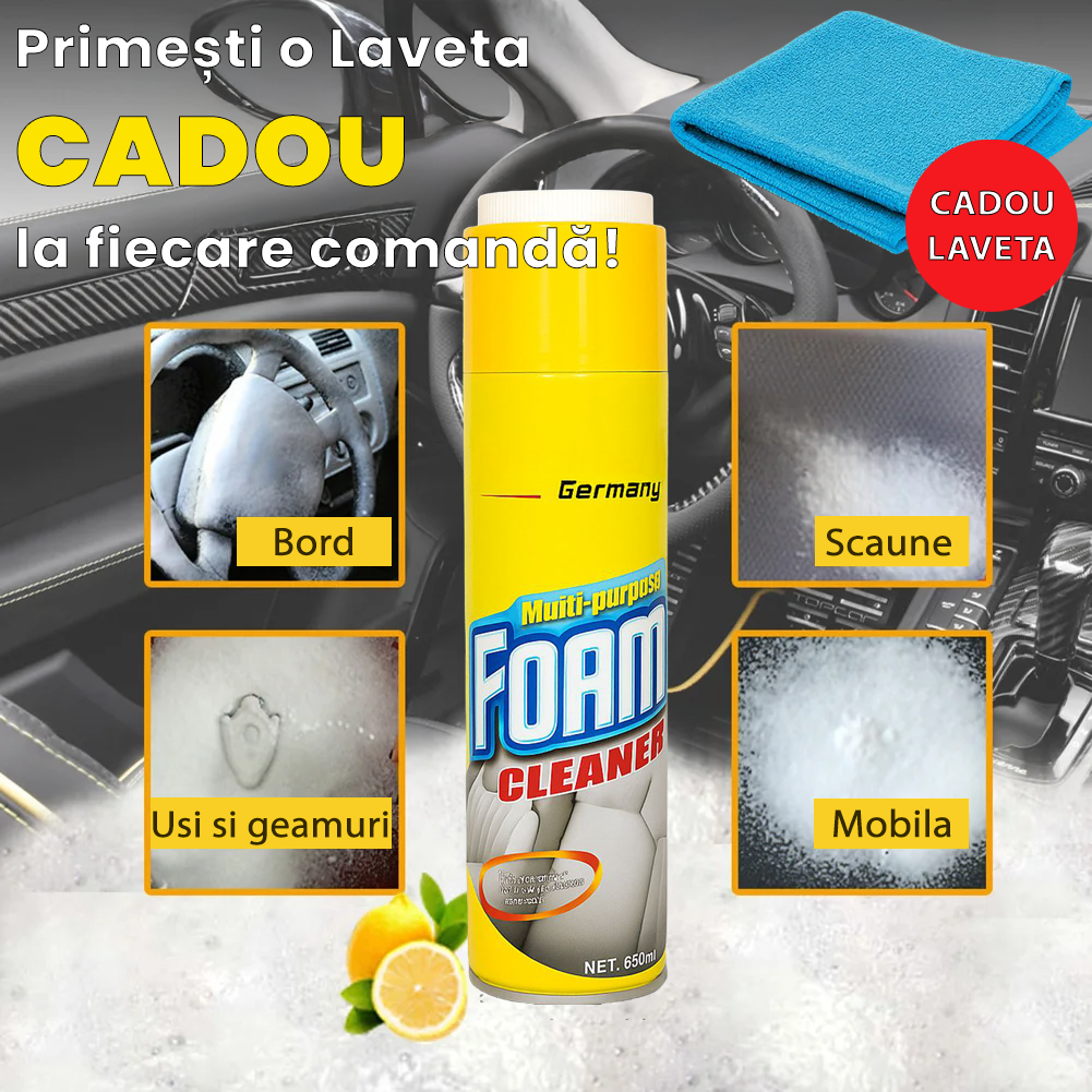 Spumă de curățare SmartClean™ – pentru casă și mașină